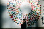 International flags representing the global context of UN human rights mechanisms